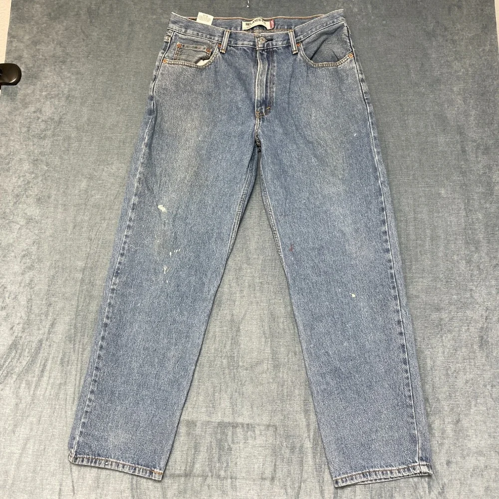 Levi's 550 Relaxed Fit Jeans Mens 36x32 Blue Denim Cotton Non Stretch Outdoor